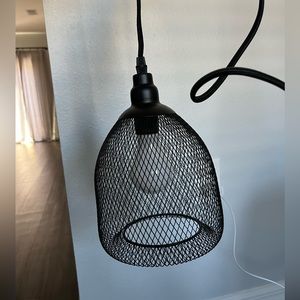 Metal hanging light
